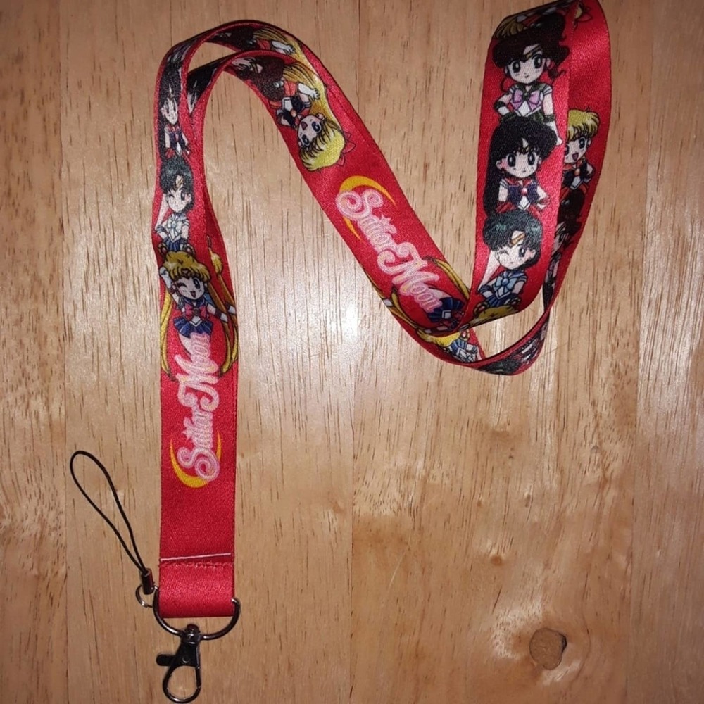 Japanese Anime Sailor Moon Red Lanyard